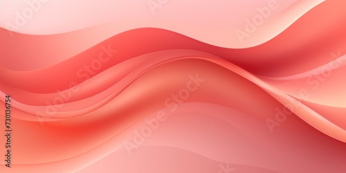 lightcoral gradient soft pastel silk wavy elegant luxury flat lay pattern vector illustration