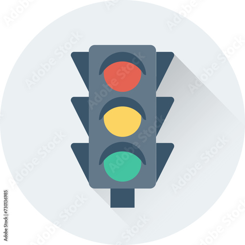 Traffic Lights Vector Icon