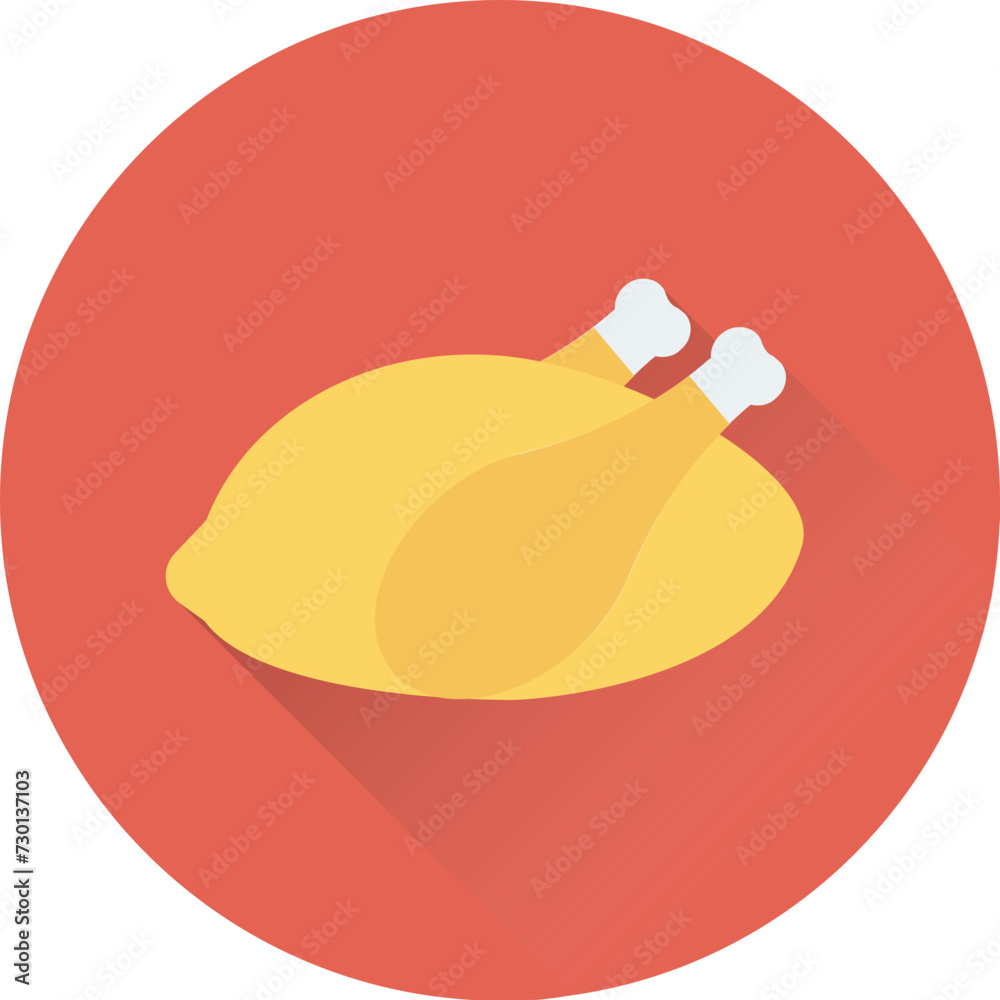 Roast Vector Icon Roast Vector Icon