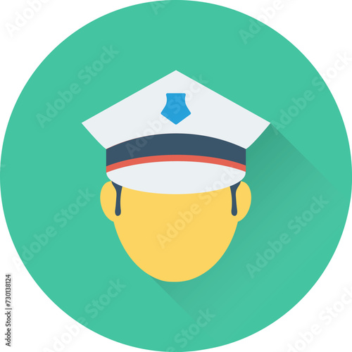 Captain Vector Icon