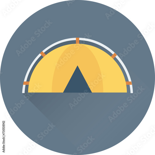 Camping Vector Icon 