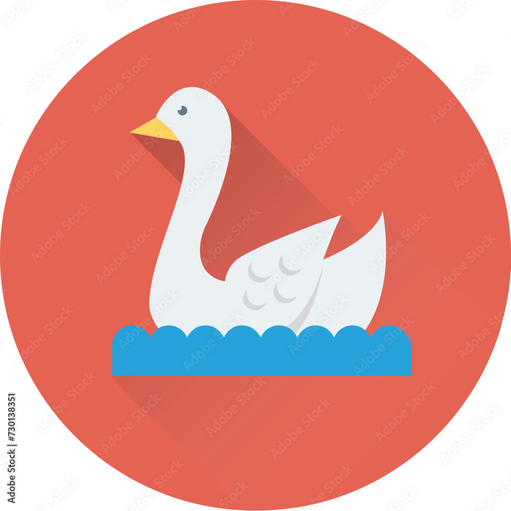 Duck Vector Icon Duck Vector Icon