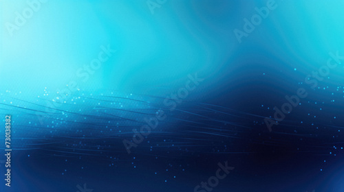 Abstract blue background with smooth lines and bokeh. © Synthetica