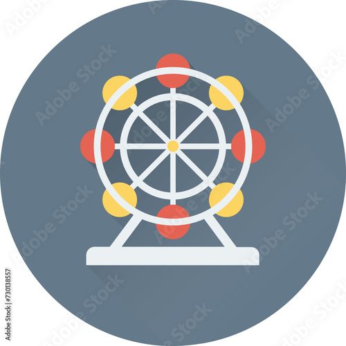 Fair Ride Vector Icon