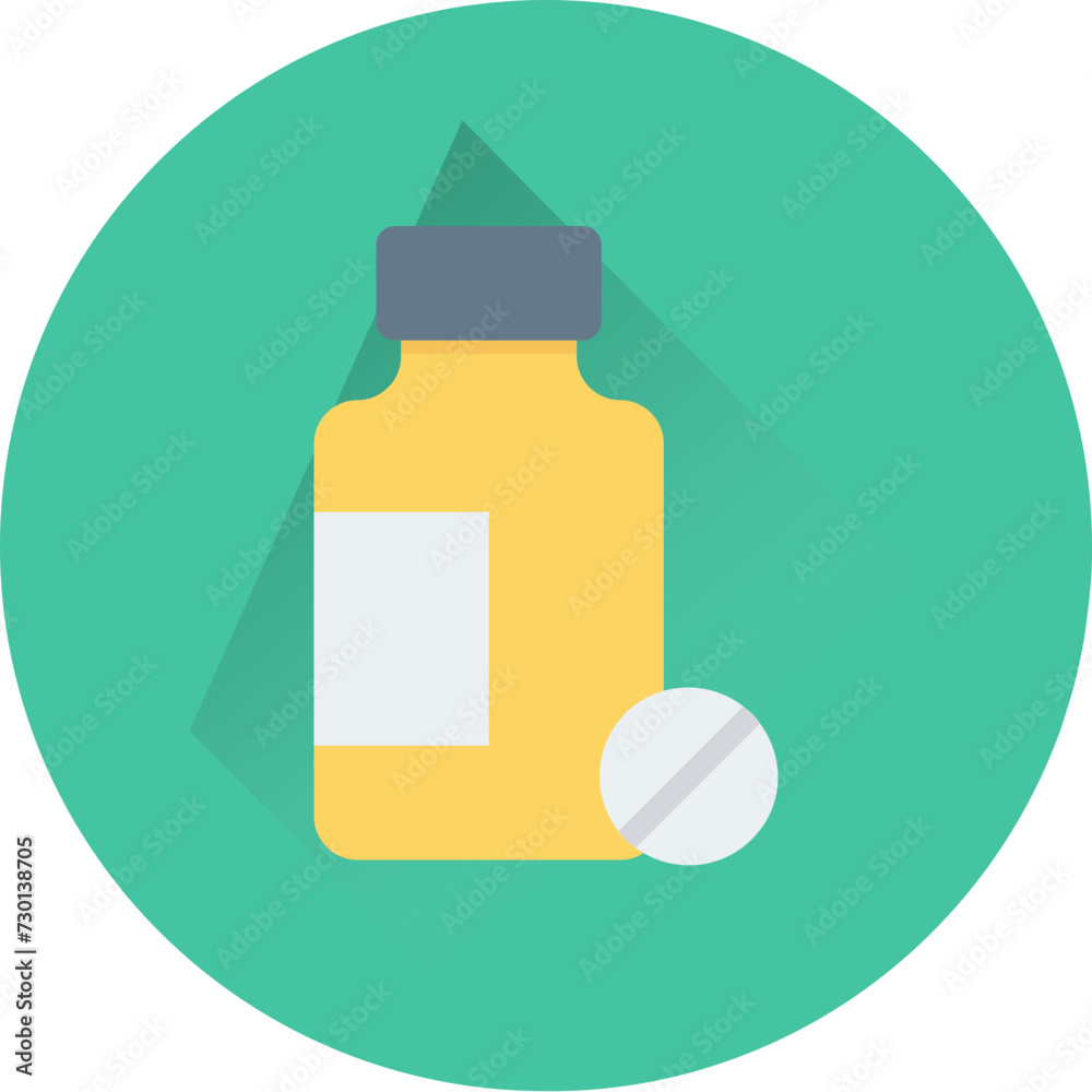 Medicine Jar Vector Icon Medicine Jar Vector Icon