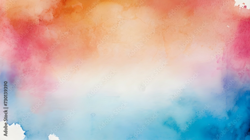 Abstract watercolor background. Hand-painted background.