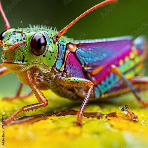 A Look at the Macro World: Grasshopper © Aleksandr