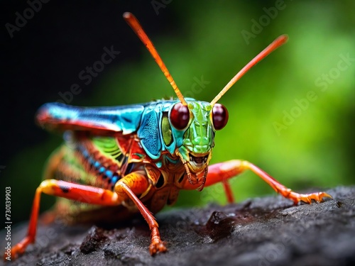 The Art of Macro Photography: Bright Grasshopper © Aleksandr