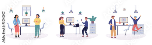 Office rest vector illustration. Taking breaks for rest and enjoyment in office contributes to overall job satisfaction Engaging in recreational activities during office rest breaks enhances employee