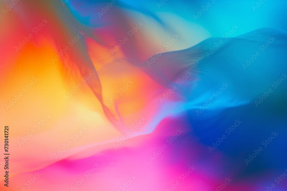 blurred yellow, green, violet, and blue colors, abstract colored grident background