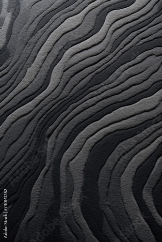 Charcoal plush carpet