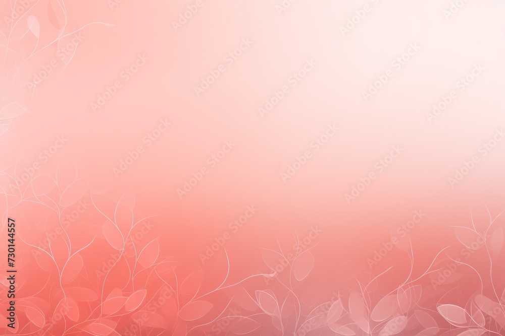 lightcoral soft pastel gradient modern background with a thin barely noticeable floral ornament