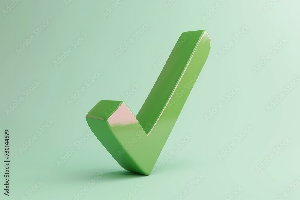 Green check mark button, icon done. Generative AI Green check mark button, icon done. Generative AI