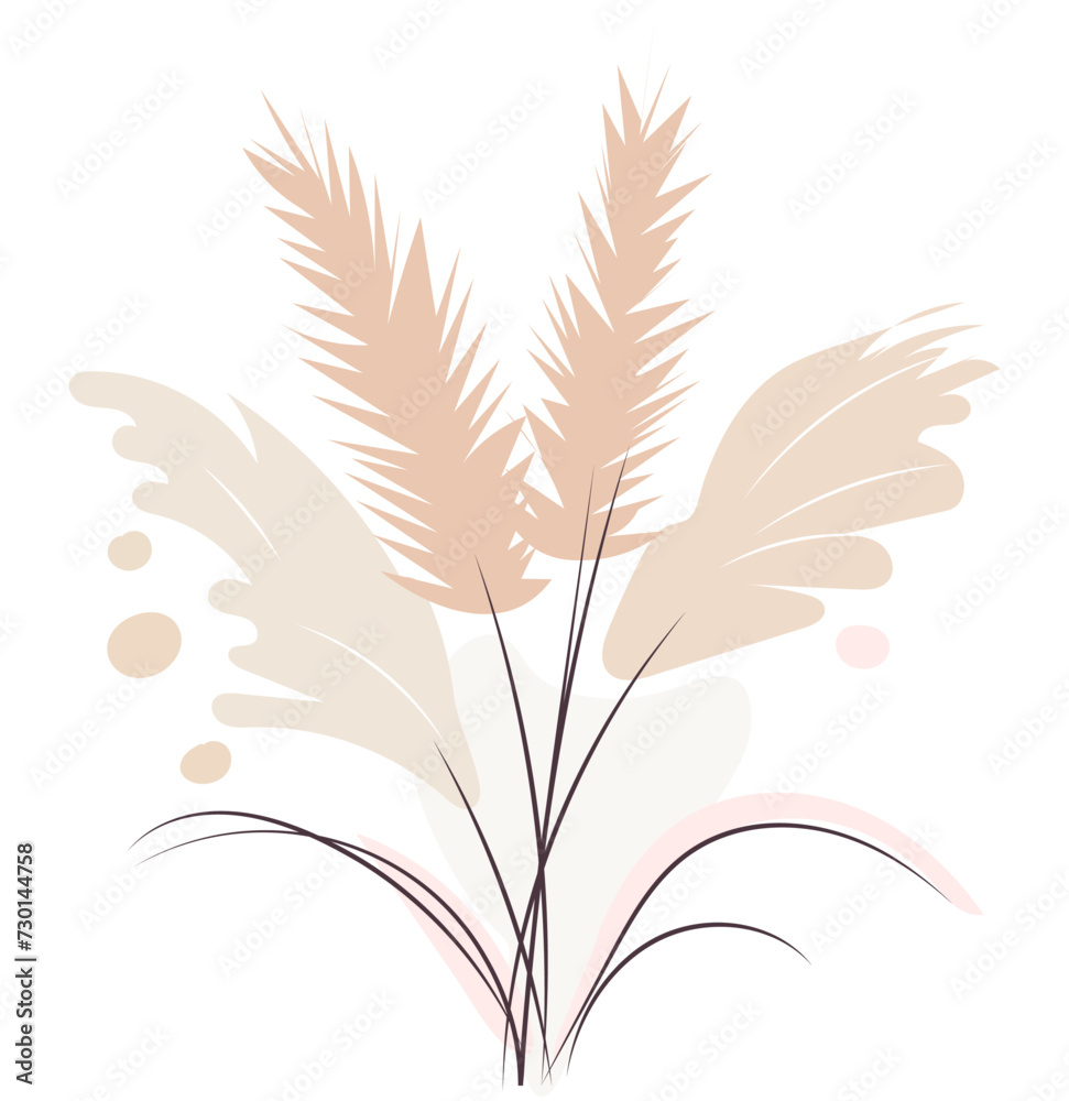 Obraz premium Trawa pampasowa