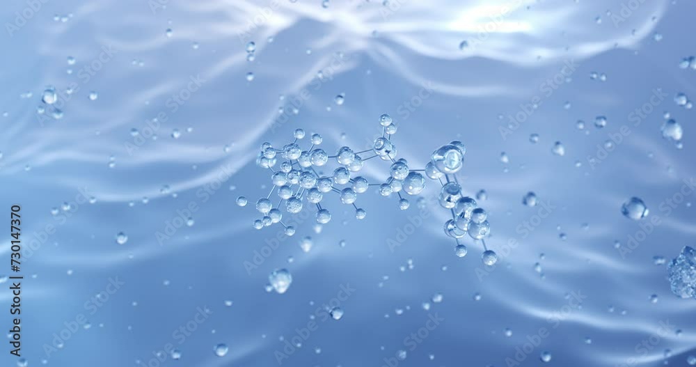 Ceftobiprole Rotating Molecular Structure 3d Model Of Molecule Fifth