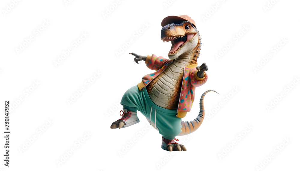 dinosaur dance isolated on transparent background dinosaur dance isolated on transparent background