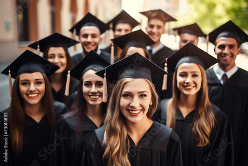 group of students on their graduation day