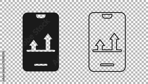 Black Online sports betting icon isolated on transparent background. Sport bet bookmaker. Betting online make money. Vector