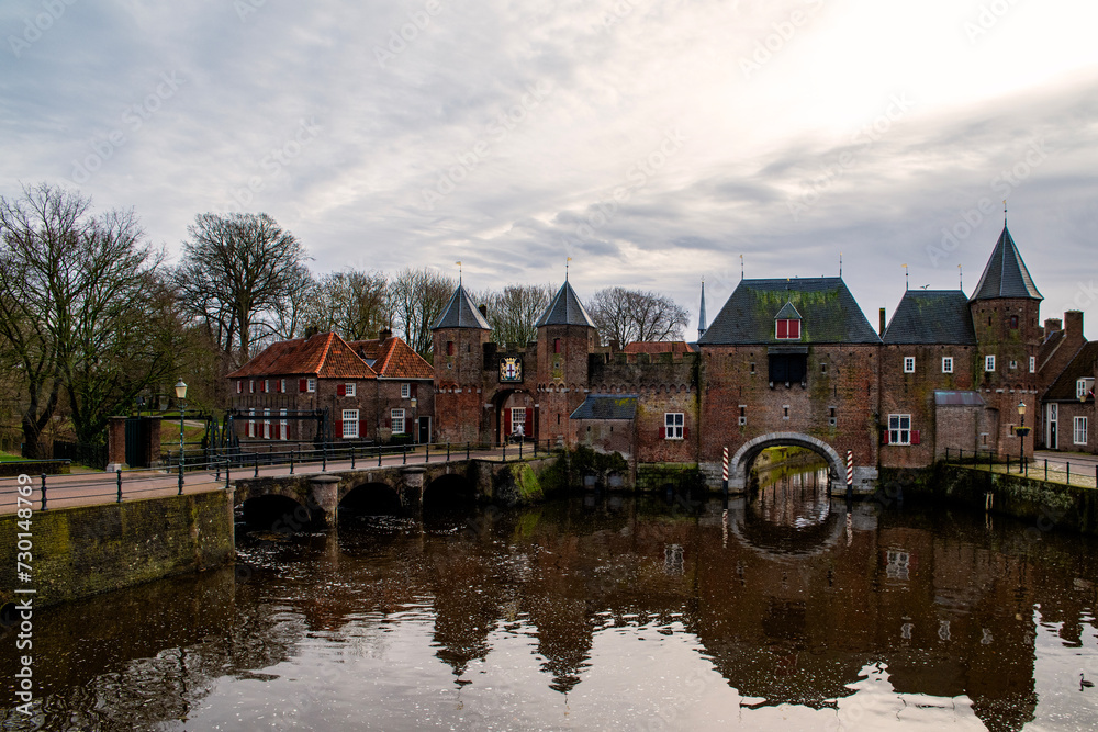 The monumental inner city of the European city of the year Amersfoort