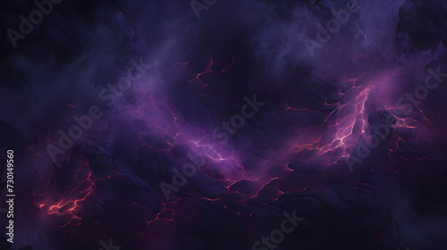 abstract black fire texture on a dark purple background 