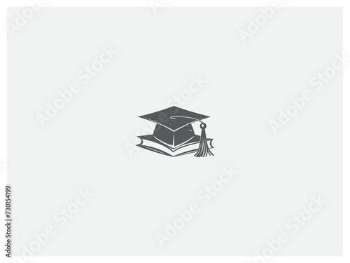 premium education logo design vector, vector and illustration,