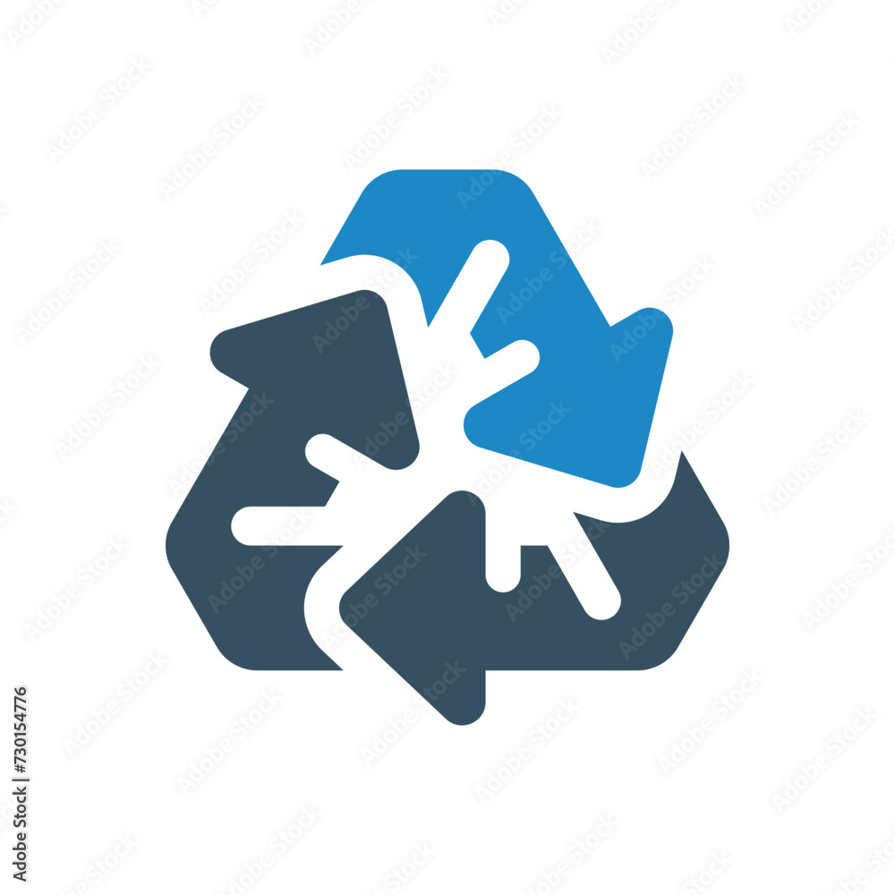 recycle icon vector illustration recycle icon vector illustration