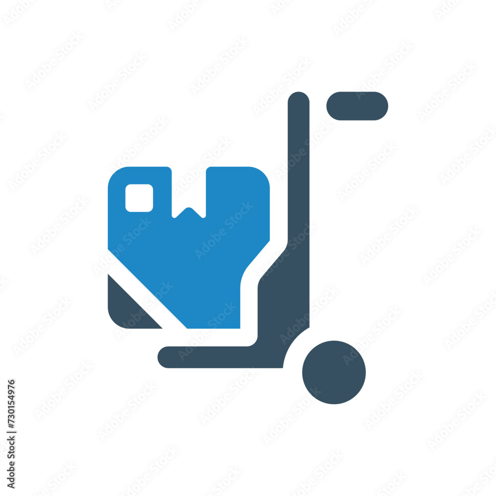 hand truck icon vector illustration hand truck icon vector illustration