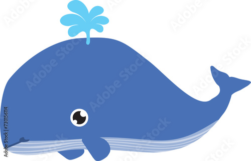 cute whale cartoon