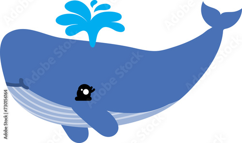 cute whale cartoon