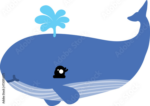 cute whale cartoon