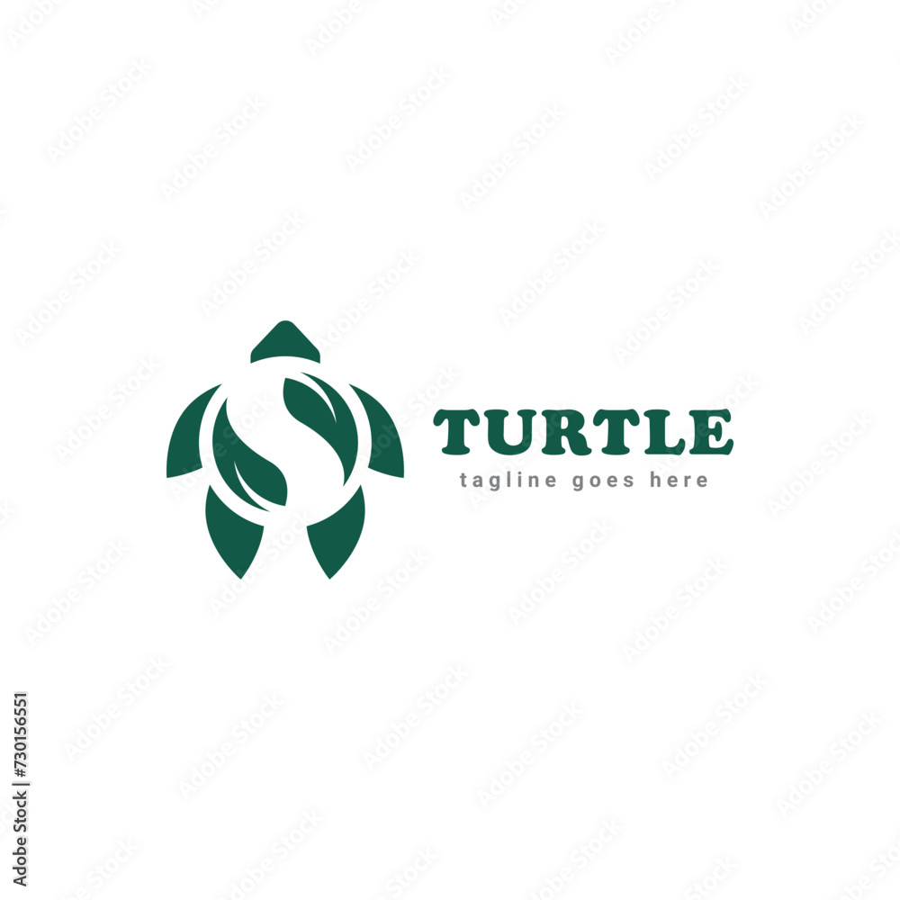 Obraz premium turtle logo icon vector template.