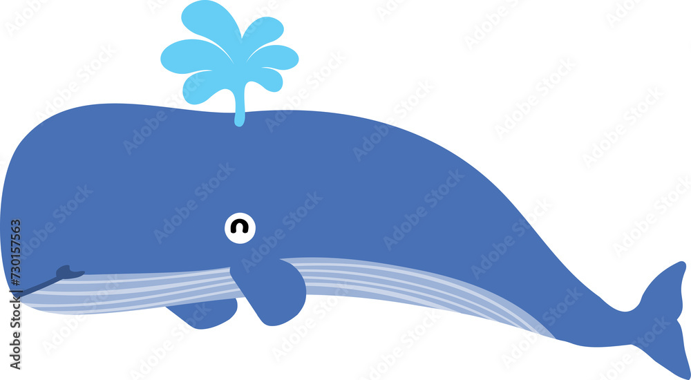 cute whale cartoon. sea animal cute whale cartoon. sea animal