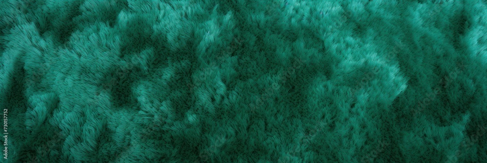 Emerald plush carpet 