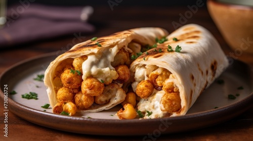 A wholesome choice the Cauliflower and Chickpeak AI generative