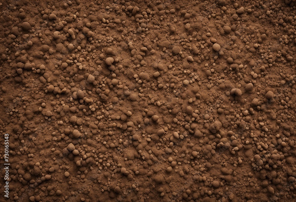 Dirt dust isolated on white background and texture top view