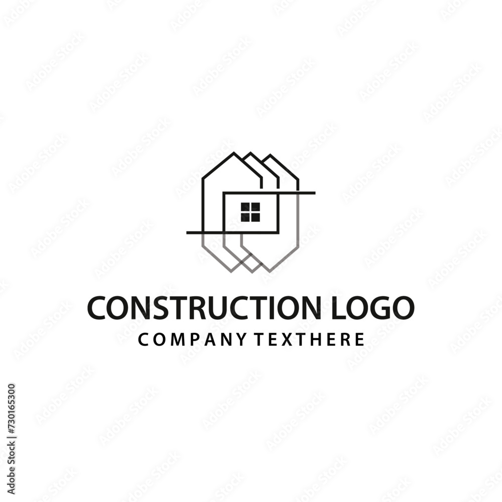 Real Estate Logos / Home Logo / Mortgage Property Logotypes / Logo Emblems / Personal Identity Logotype / Badges / Labels. – Editable Vector Logotypes Bundle / vector eps ai file for company.
