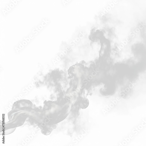 swirling movement of white smoke group