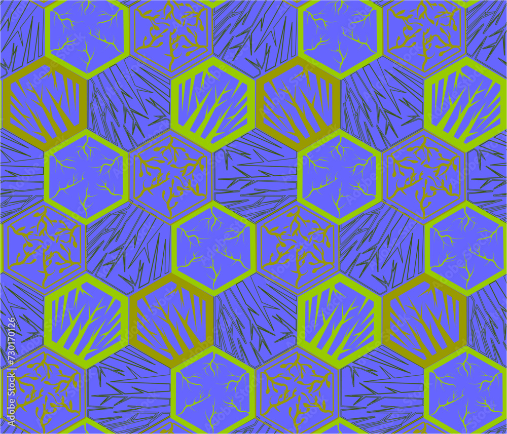 seamless geometric pattern with honeycomb seamless geometric pattern with honeycomb