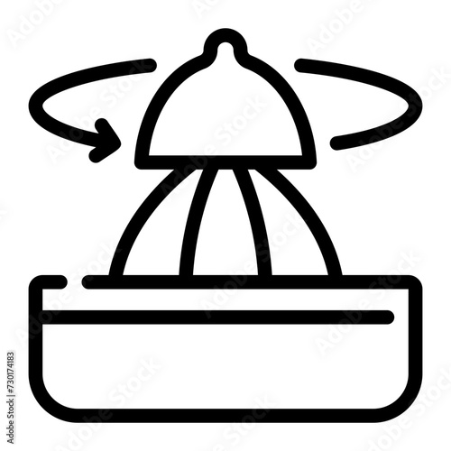 squeeze line icon