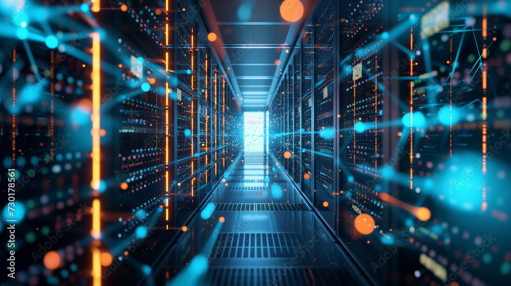 Intricate Connections: A Detailed Floorplan of a Server Network Intricate Connections: A Detailed Floorplan of a Server Network