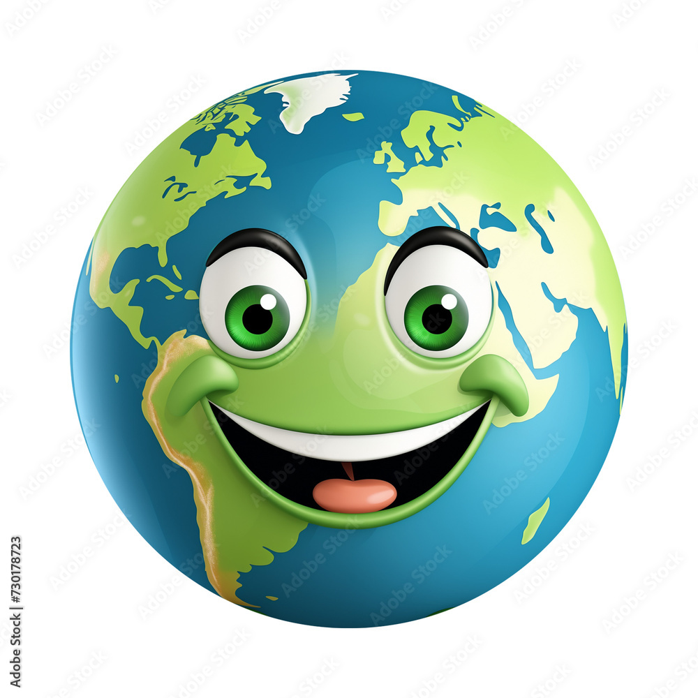 Happy Earth Character Isolated on Transparent Background
Happy Earth Character Isolated on Transparent Background