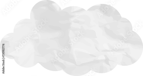 cloud paper art. cloudscape weather
