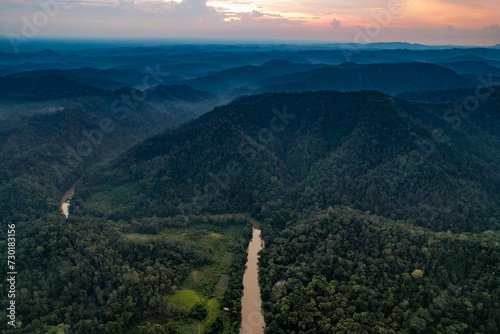 view from the mountain