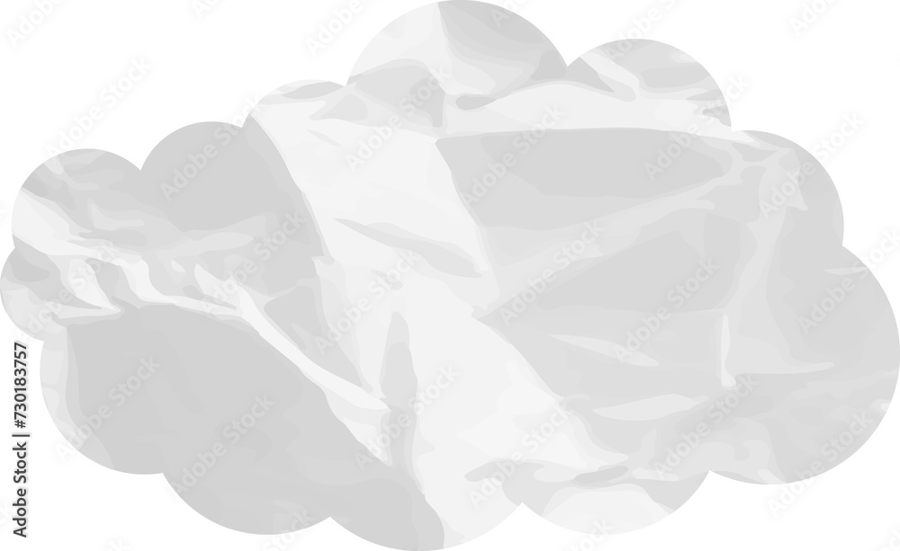 cloud paper art. cloudscape weather