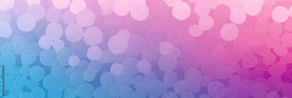 plum, orchid, azure gradient soft pastel dot pattern