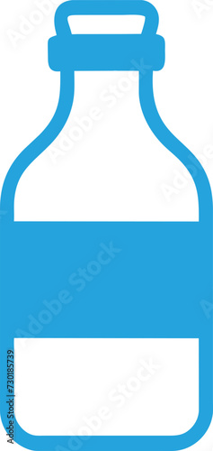 buttermilk bottle, icon