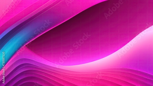 Pink brown pink blue color Big Neon Waves gradient background
