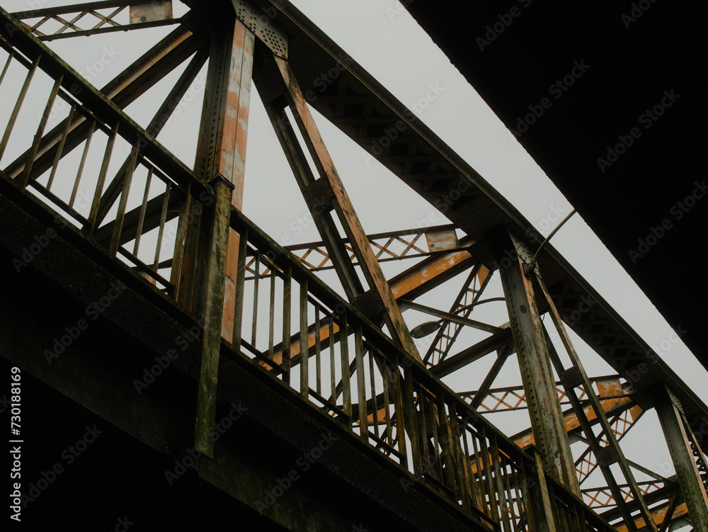 Steel Symphony: Crossing Perspectives on a Metal Bridge Steel Symphony: Crossing Perspectives on a Metal Bridge