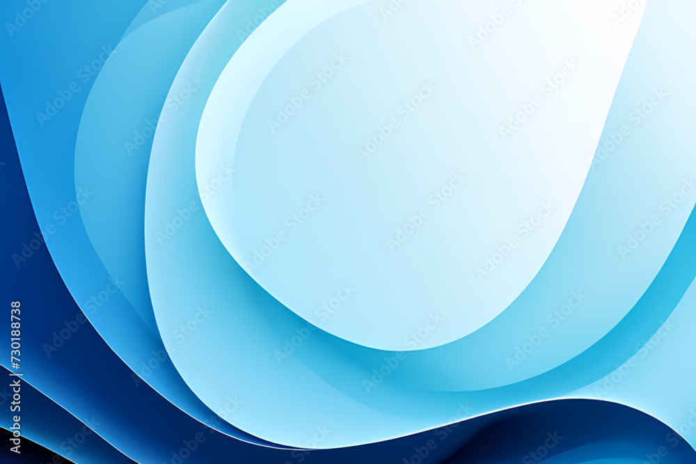 Fototapeta premium Shiny blue wave lines, light lines and technology background, energy and digital concept for technology business template. Vector illustration.