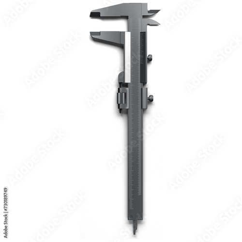 Realistic calipers isolated on transparent background.fit element for scenes project.